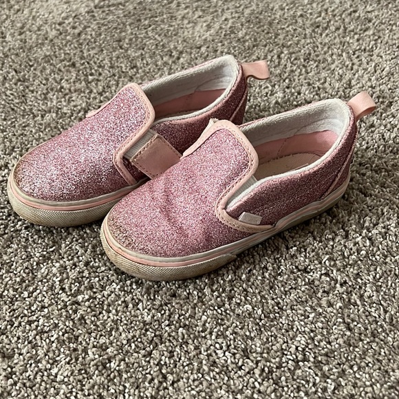 Vans Shoes Toddler Glitter Sparkle Vans Size 9 Poshmark